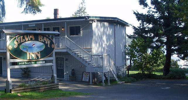 Silva Bay Inn is at the end of quiet South Road, Silva Bay, Gabriola Island. 